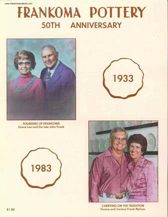 Frankoma Catalog 1983 front cover